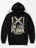 FENCELIFE Hoodie - Line. Level. Plumb. - black