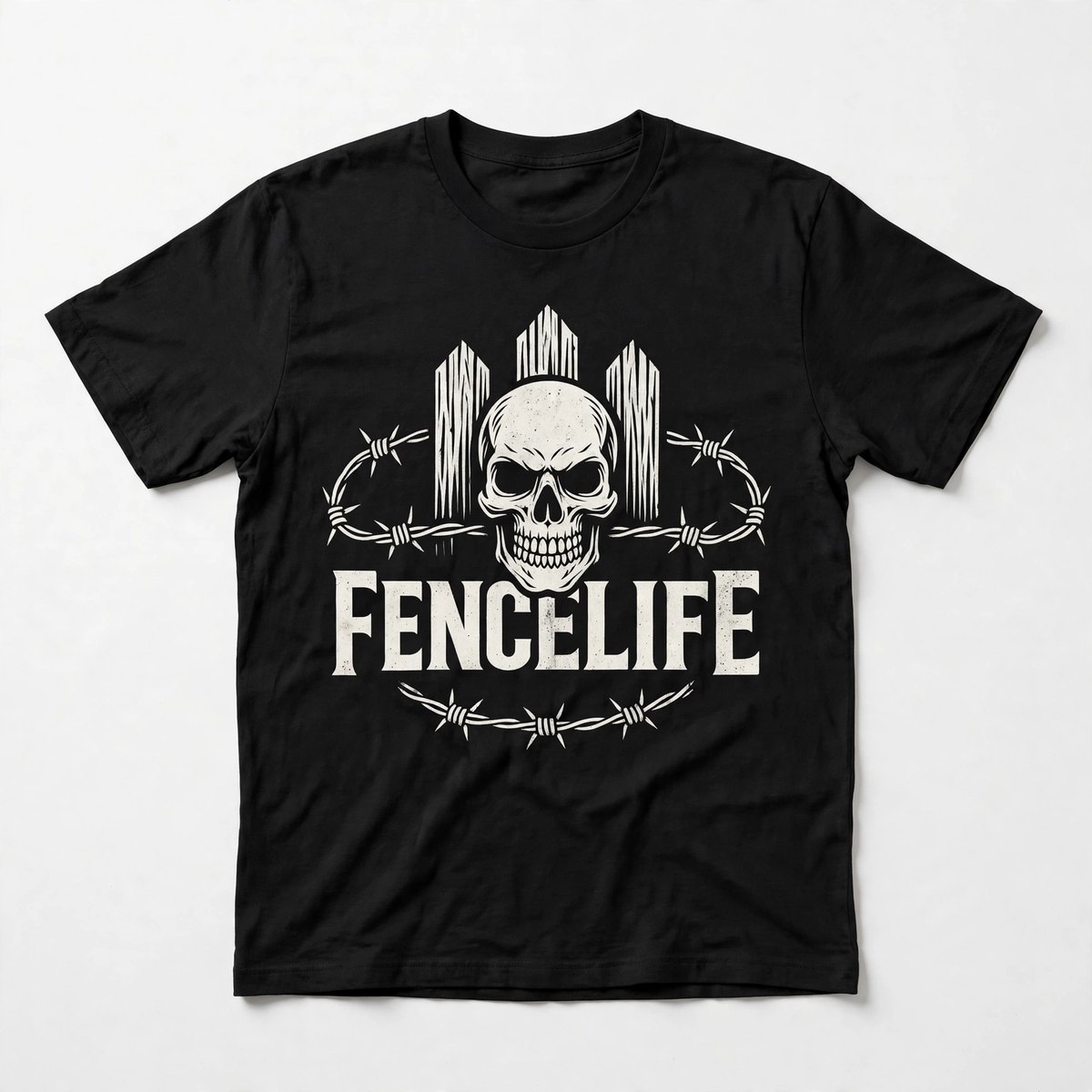 FENCELIFE Tee - Skull Logo - black
